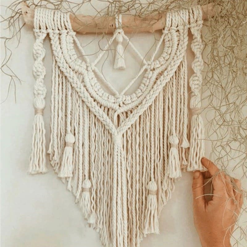 Macramé Mural Macramé Bohème : L'Ornement Mural Tendance