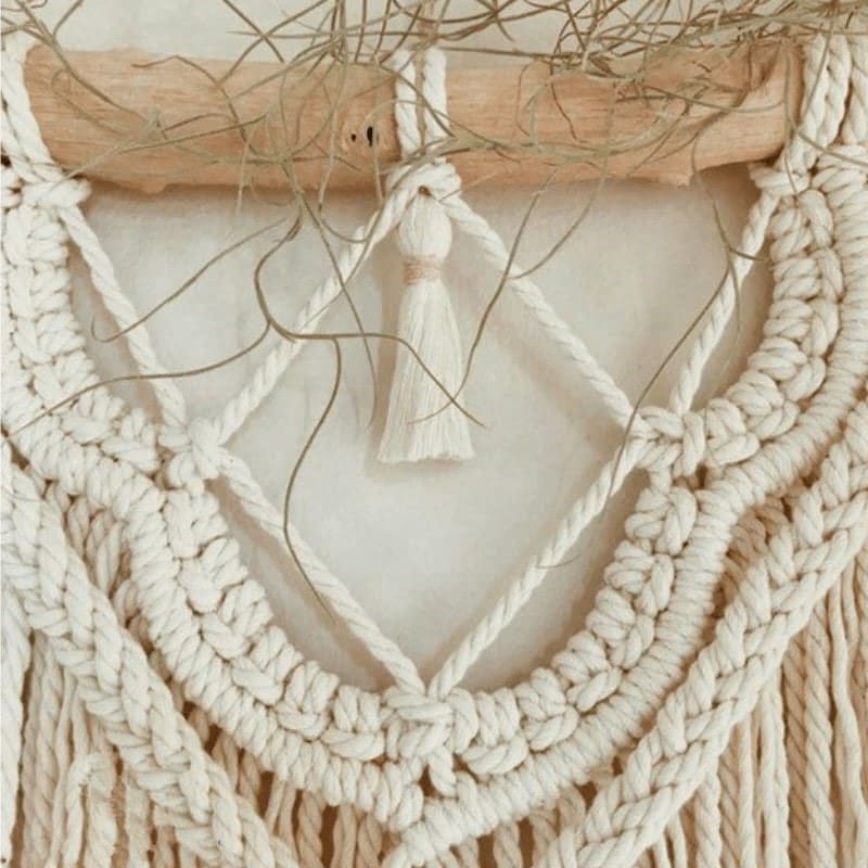 Macramé Mural Macramé Bohème : L'Ornement Mural Tendance