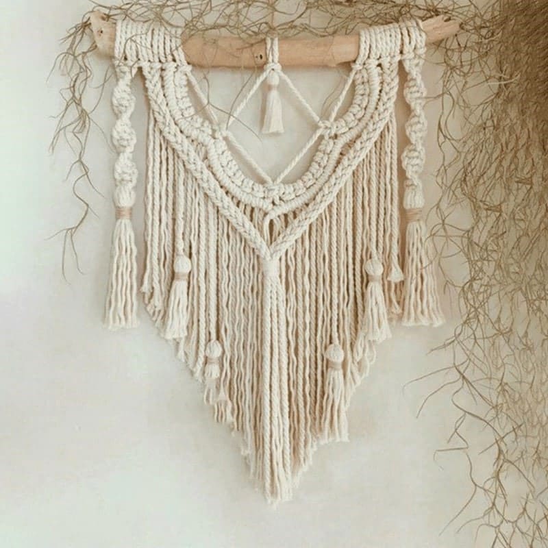 Macramé Mural Macramé Bohème : L'Ornement Mural Tendance