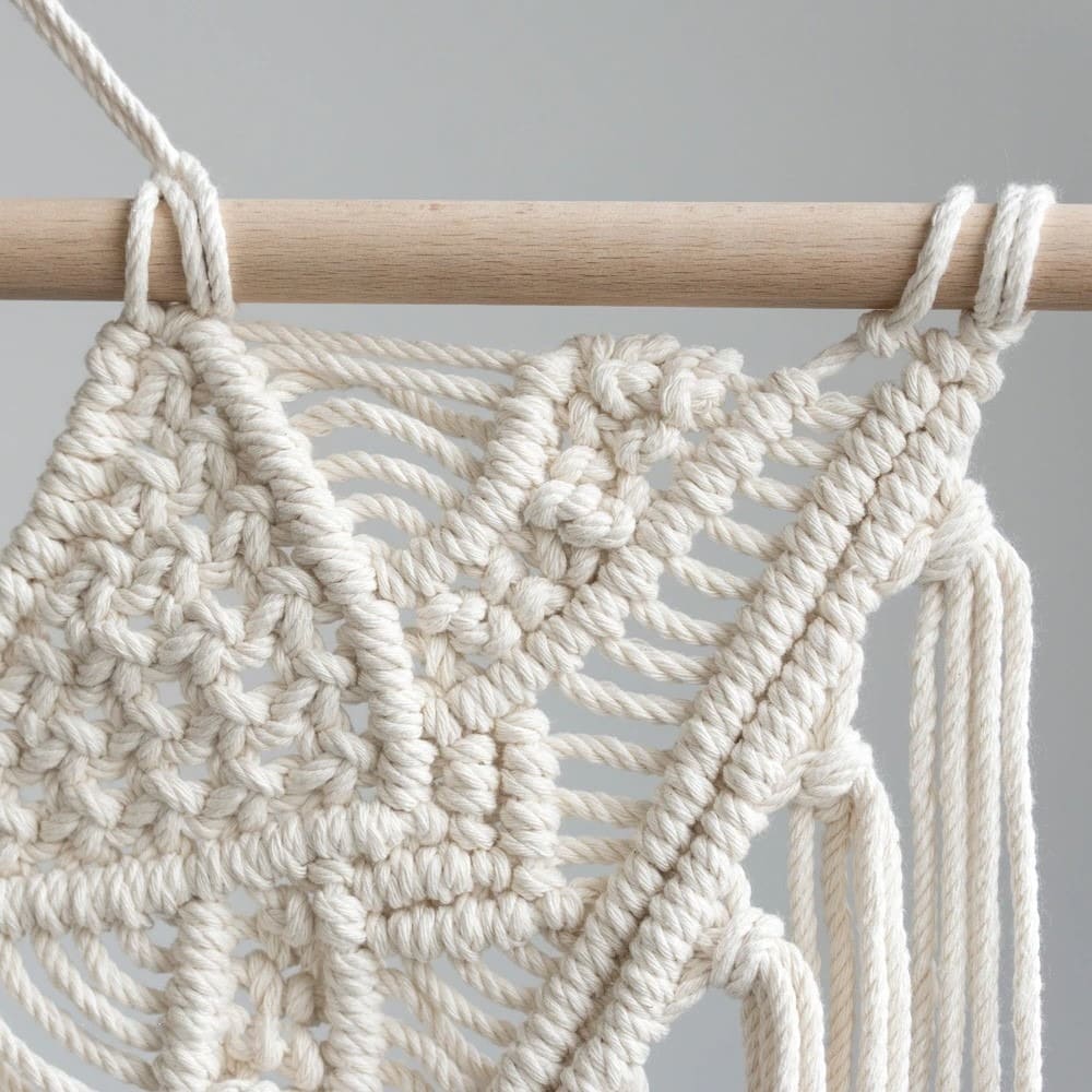 Macramé Mural Macramé Chic : Déco Murale Élégante