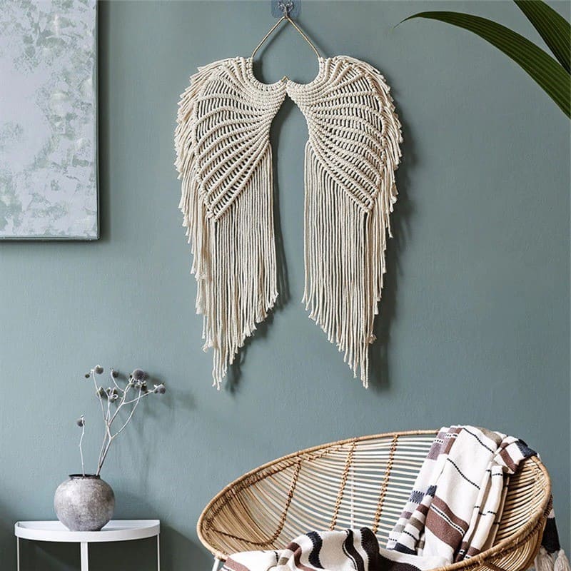 Macramé Mural Macramé Mural Bébé Élégance