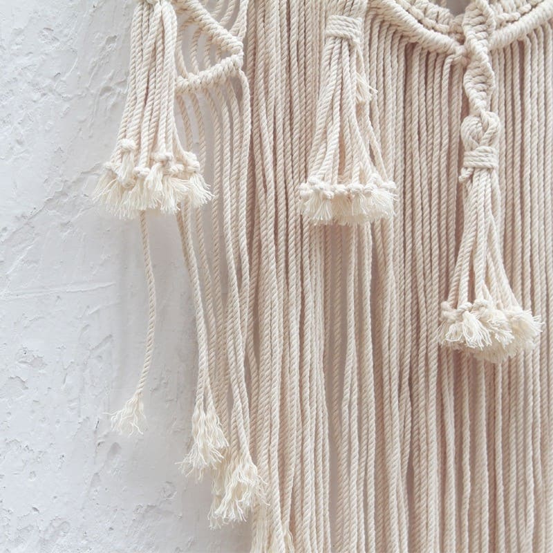 Macramé Mural Macramé mural bohème Chic