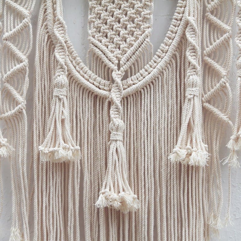 Macramé Mural Macramé mural bohème Chic
