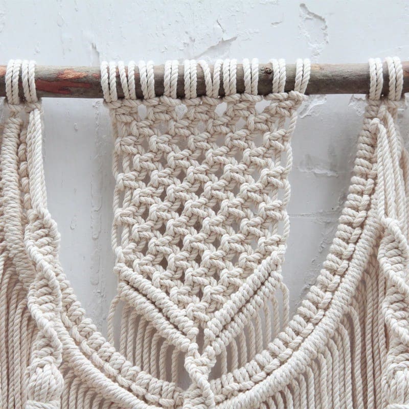 Macramé Mural Macramé mural bohème Chic