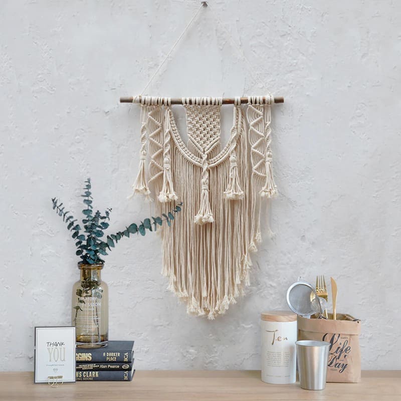 Macramé Mural Macramé mural bohème Chic