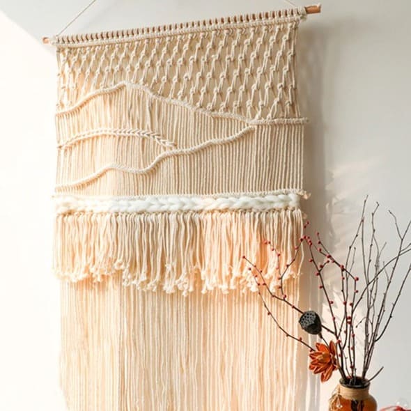 Macramé Mural Macramé mural contemporain par Maison Macramé