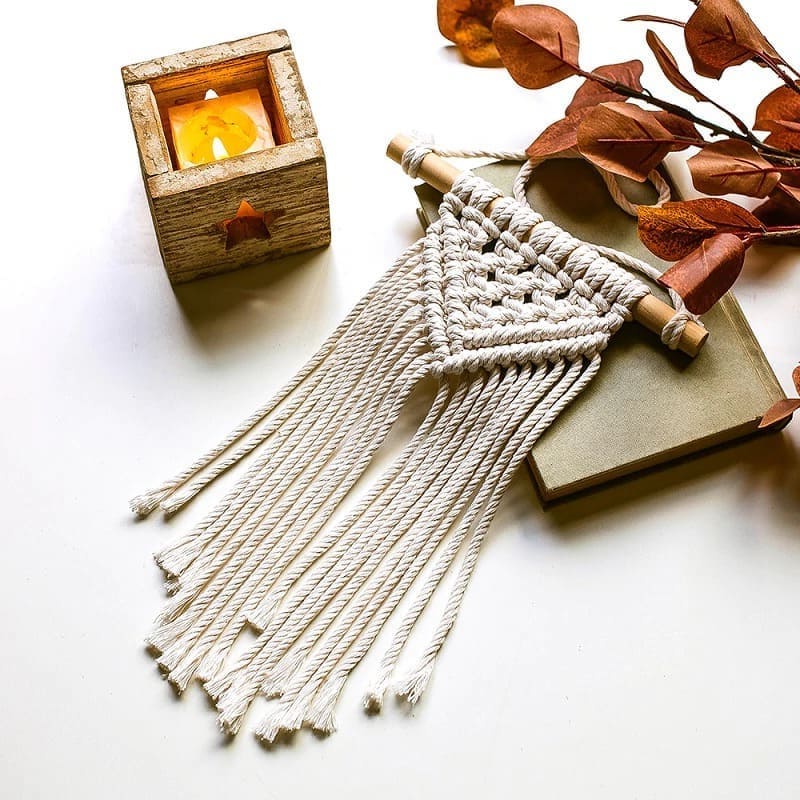 Macramé Mural Macramé Mural Éclatant