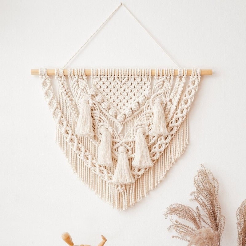Macramé Mural Macramé mural : l'art du tissage réinventé