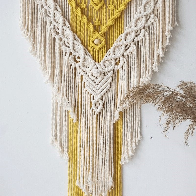 Macramé Mural Macramé mural Mustard Chic