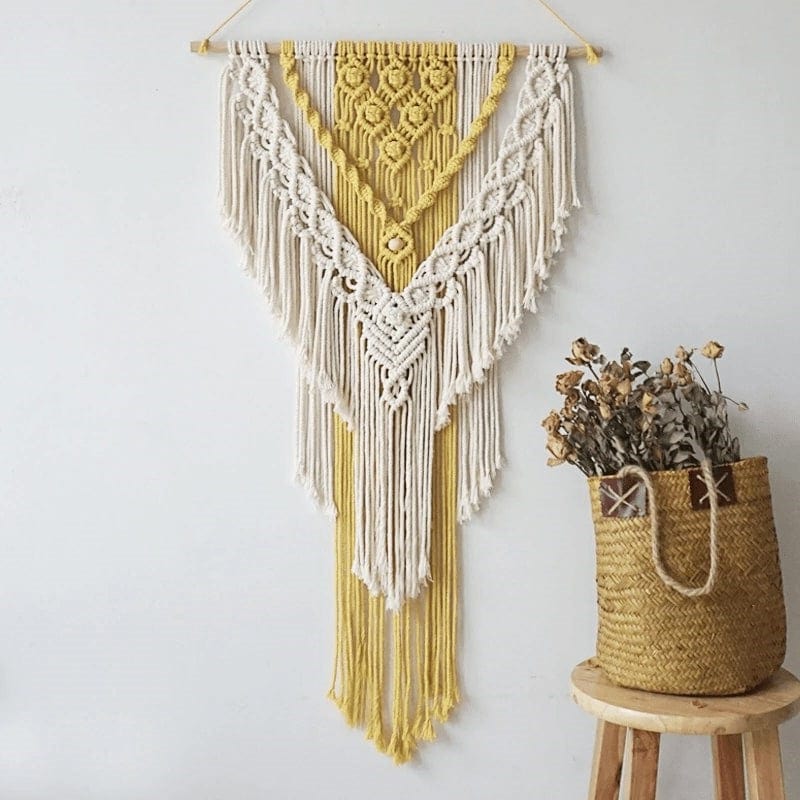 Macramé Mural Macramé mural Mustard Chic