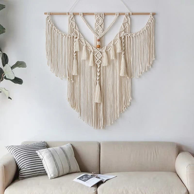 Macramé Mural Mur Merveilleux : Macramé XXL