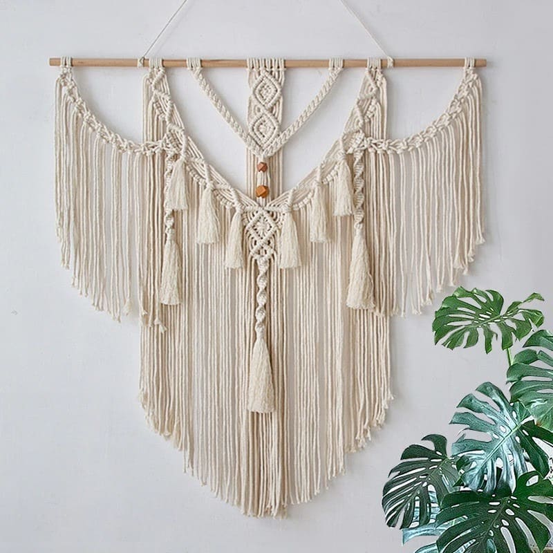 Macramé Mural Mur Merveilleux : Macramé XXL