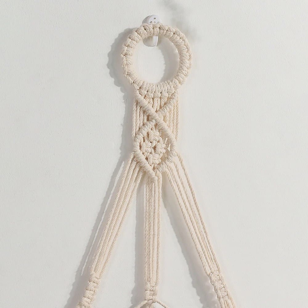 Miroir Macramé Miroir Suspendu en Macramé Chic & Écologique