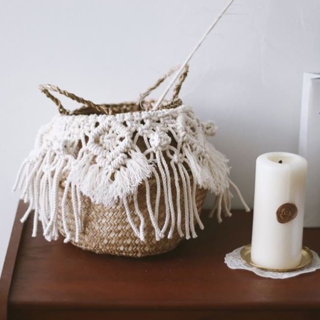 Panier Macramé Mon Petit Panier Macramé