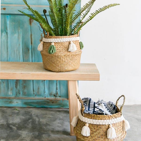 Panier Macramé Panier de rangement en Macramé Chic & Naturel