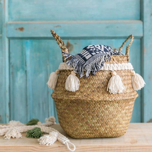 Panier Macramé Panier de rangement en Macramé Chic & Naturel