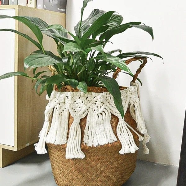 Panier Macramé Panier Macramé Élégance