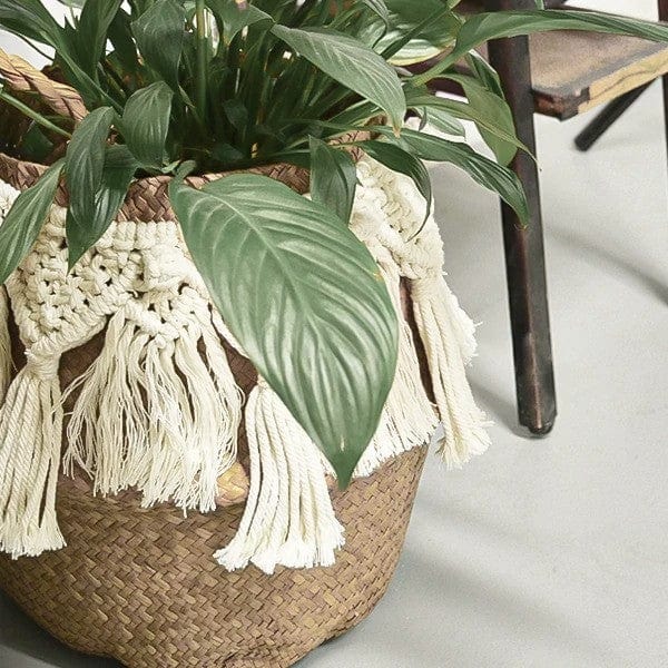 Panier Macramé Panier Macramé Élégance