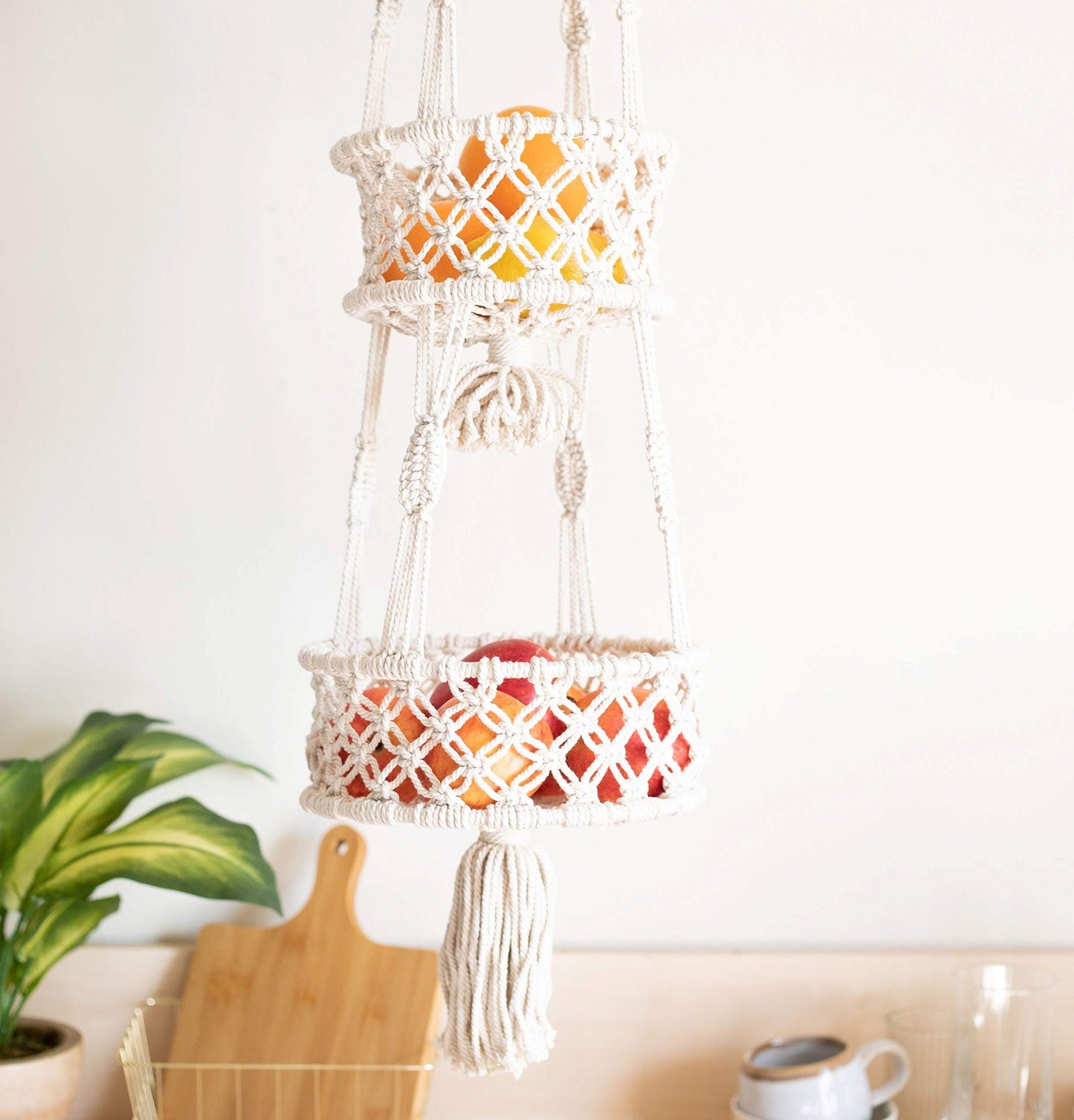 Panier Macramé Panier Macramé Fruité