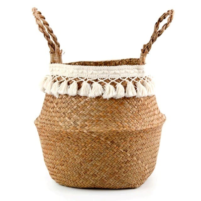 Panier Macramé Panier Macramé Thaïlandais Éclatant