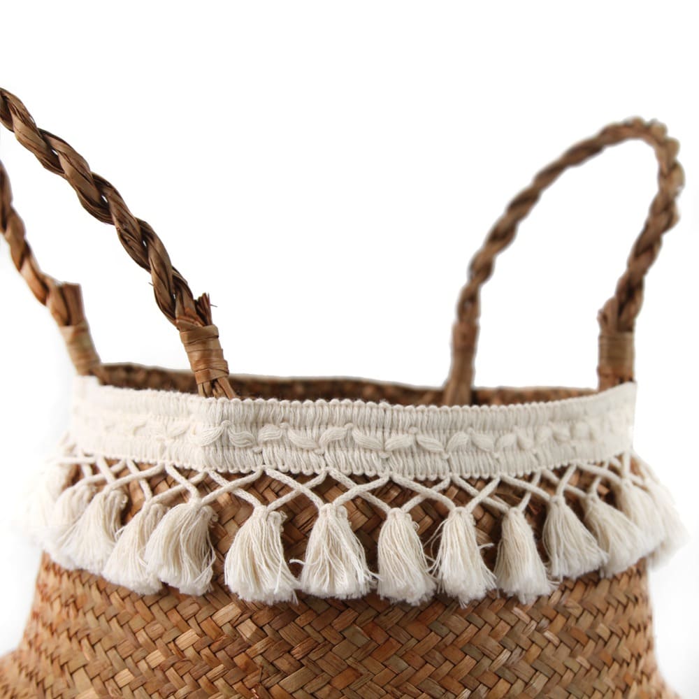 Panier Macramé Panier Macramé Thaïlandais Éclatant