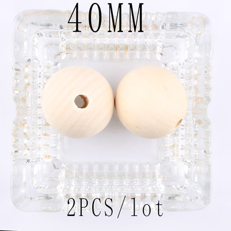 Perle Macramé Perles en Bois Éco pour Macramé Artisanale