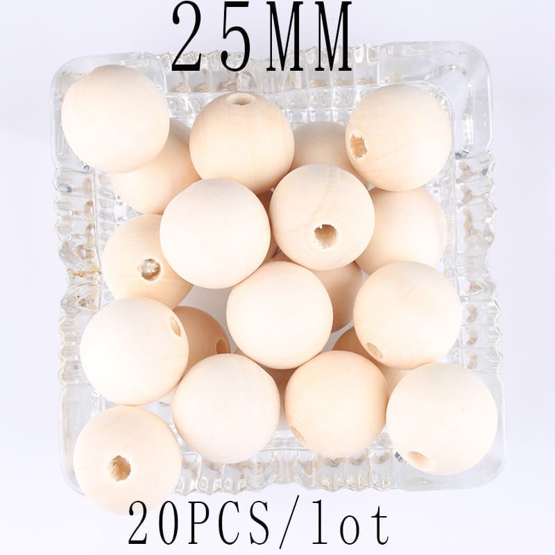 Perle Macramé Perles en Bois Éco pour Macramé Artisanale