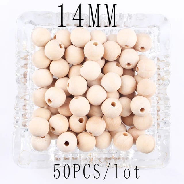 Perle Macramé Perles en Bois Éco pour Macramé Artisanale