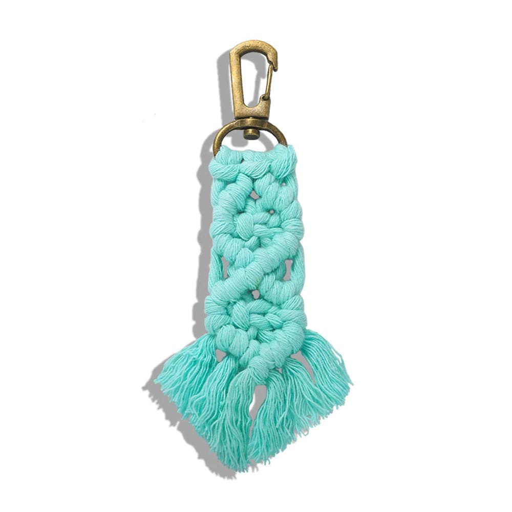 Porte Clé Macramé Porte-clé Macramé Éclat Coloré