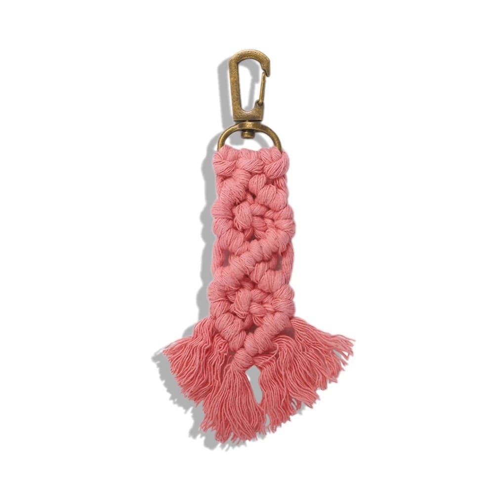 Porte Clé Macramé Porte-clé Macramé Éclat Coloré