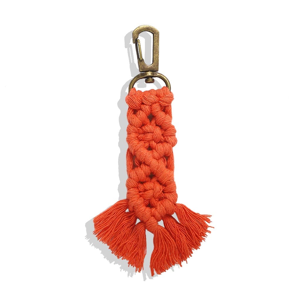 Porte Clé Macramé Porte-clé Macramé Éclat Coloré