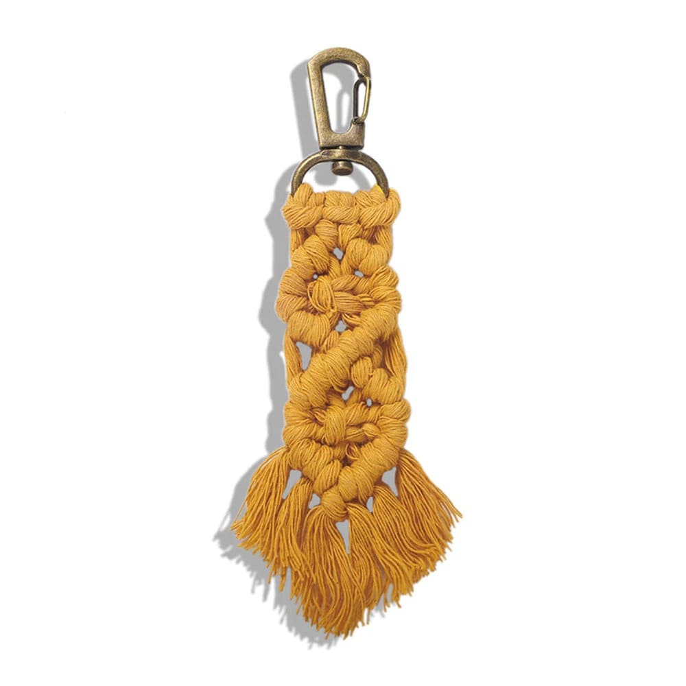 Porte Clé Macramé Porte-clé Macramé Éclat Coloré