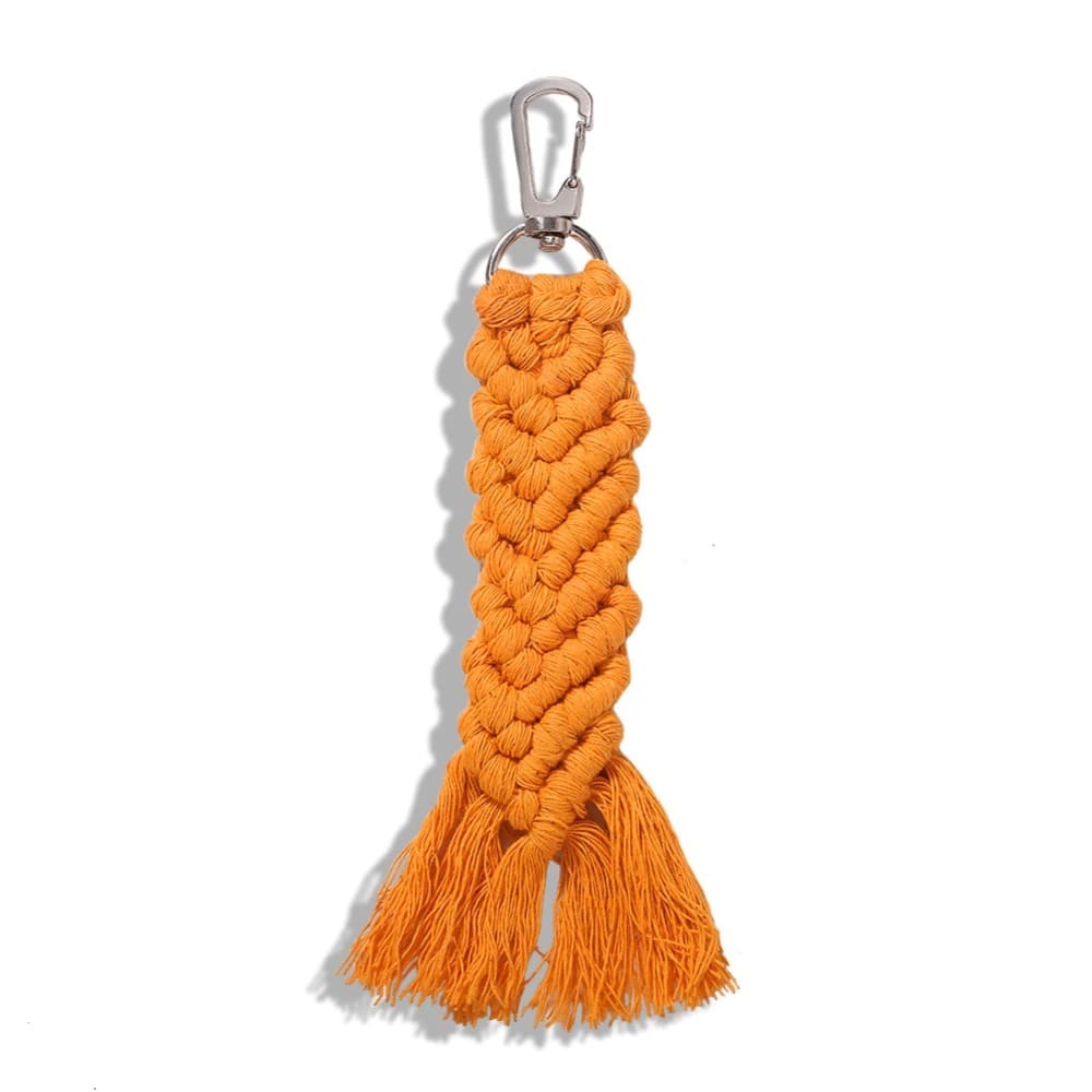 Porte Clé Macramé Porte-clé Macramé Éclat Coloré