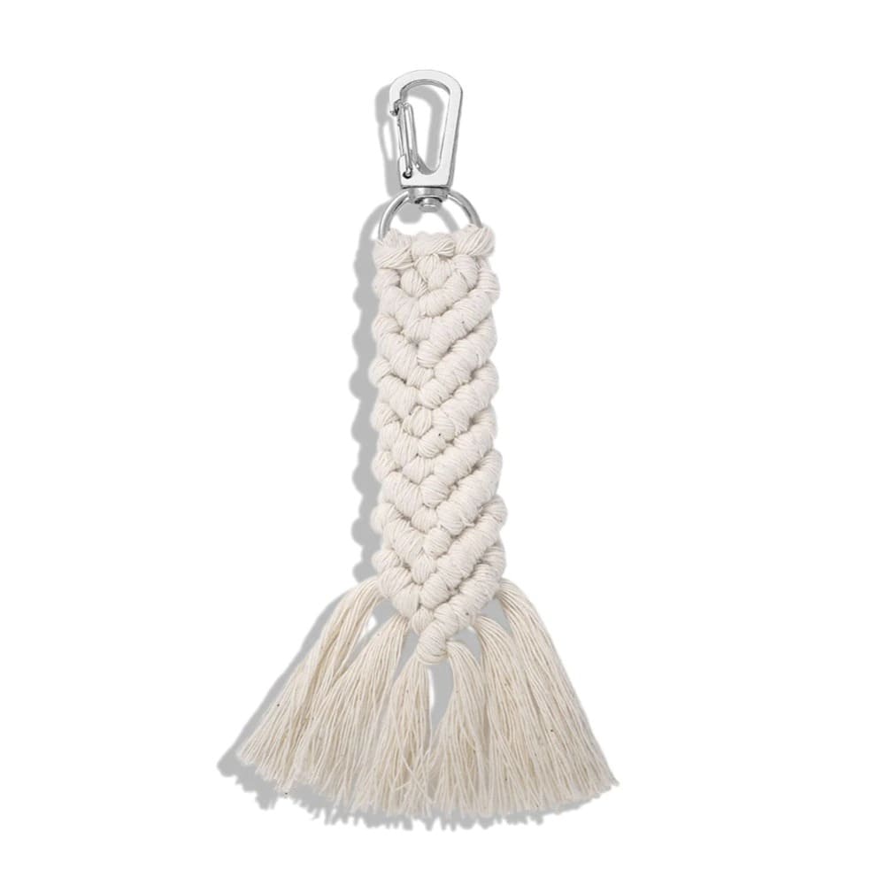 Porte Clé Macramé Porte-clé Macramé Éclat Coloré