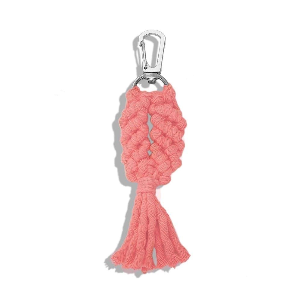 Porte Clé Macramé Porte-clé Macramé Éclat Coloré