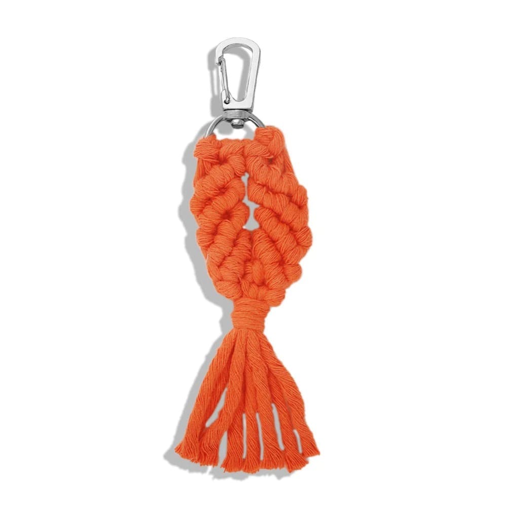 Porte Clé Macramé Porte-clé Macramé Éclat Coloré