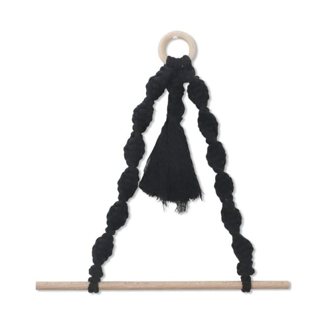 Porte-Papier Macramé Porte-papier toilette en Macramé avec pompon chic