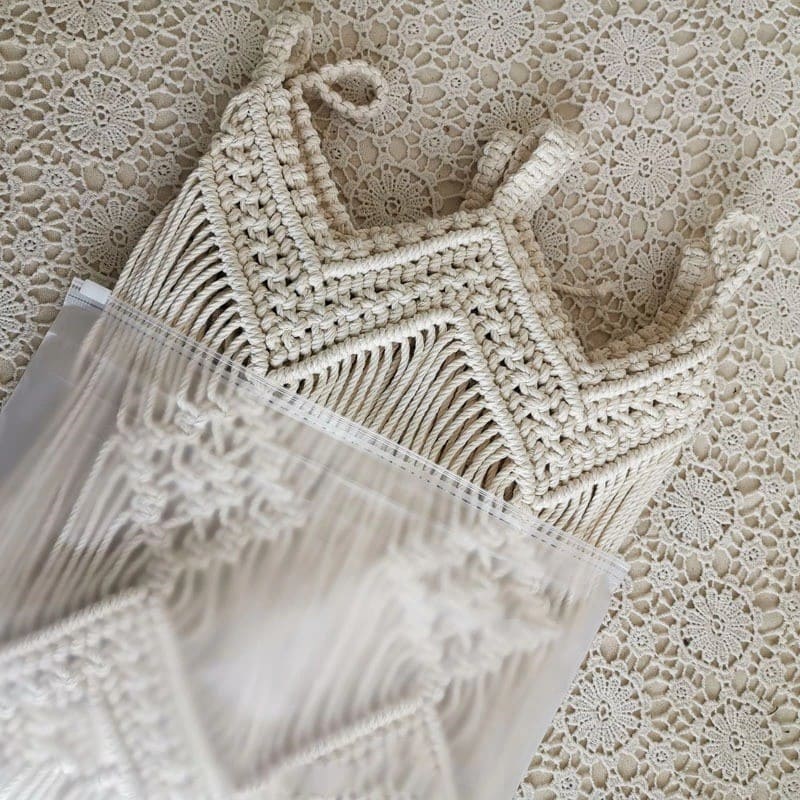 Rideau Macramé Rideau de séparation en Macramé Chic