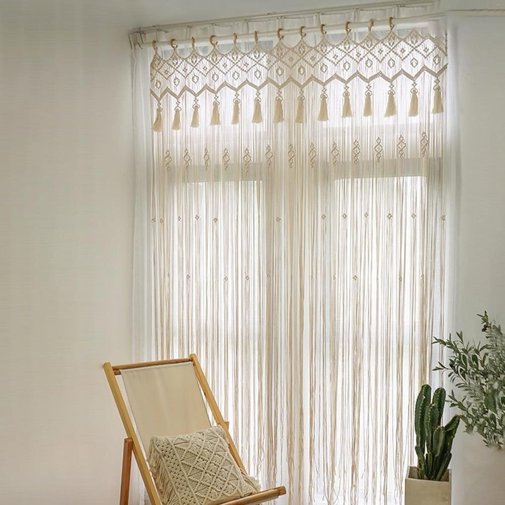 Rideau Macramé Rideau Macramé Élégance