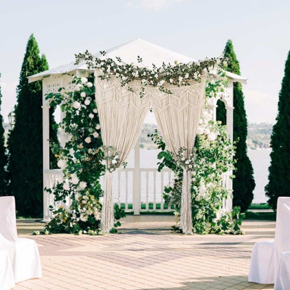 Rideau Macramé Rideau Macramé Outdoor Chic