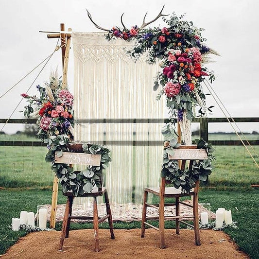 Rideau Macramé Rideau Macramé Outdoor Chic