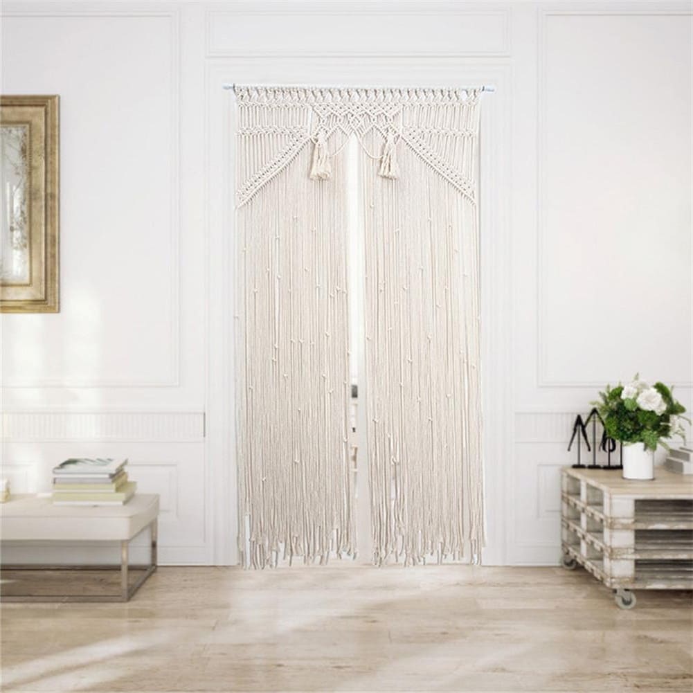 Rideau Macramé Rideaux en corde de Macramé Chic
