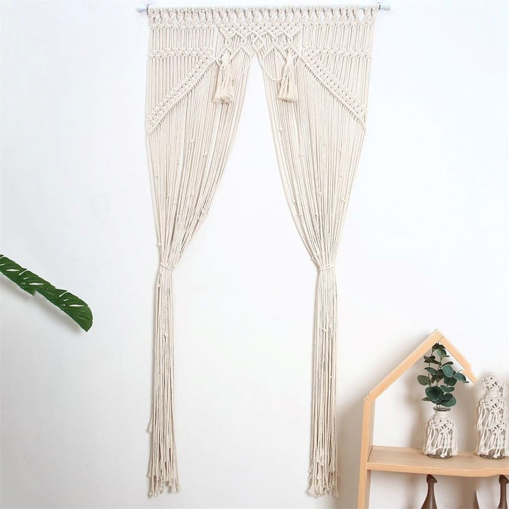 Rideau Macramé Rideaux en corde de Macramé Chic