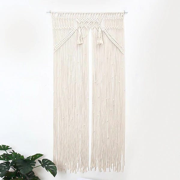 Rideau Macramé Rideaux en corde de Macramé Chic