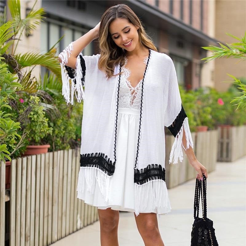 Robe macramé Robe en Macramé Dentelle Chic