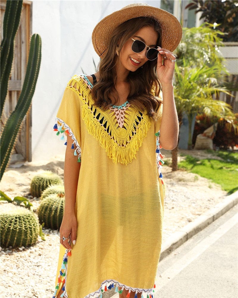 Robe macramé Robe en Macramé Élégance Artisanale