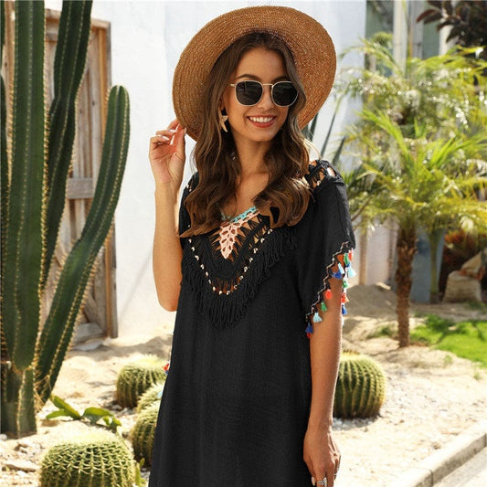 Robe macramé Robe en Macramé Élégance Artisanale