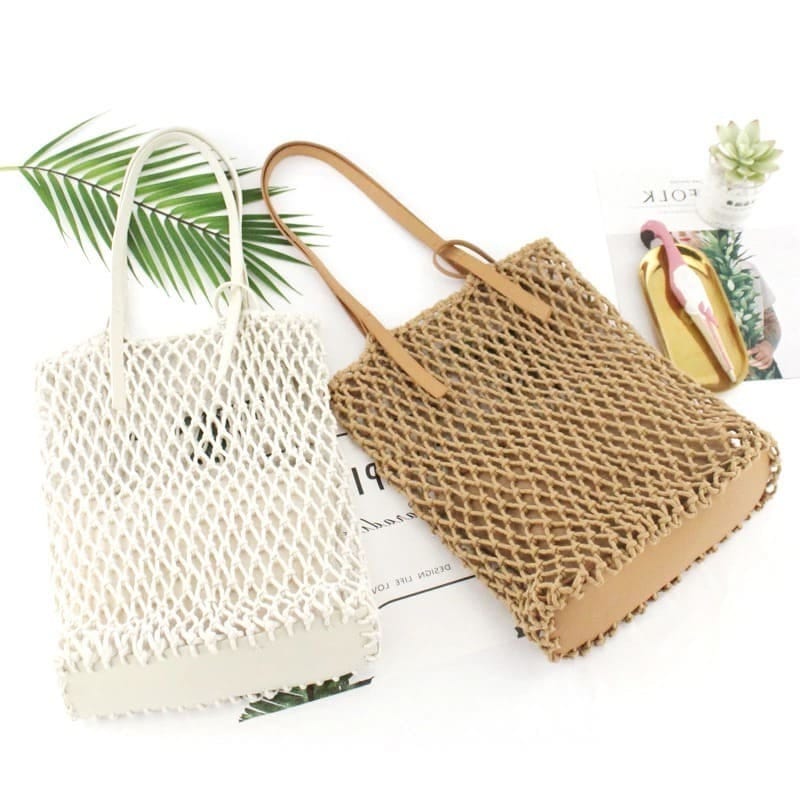 Sac Macramé Cabas en Macramé ÉclatDesign