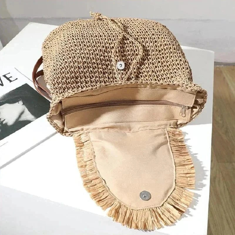 Sac Macramé Sac à Dos Macramé Élégance