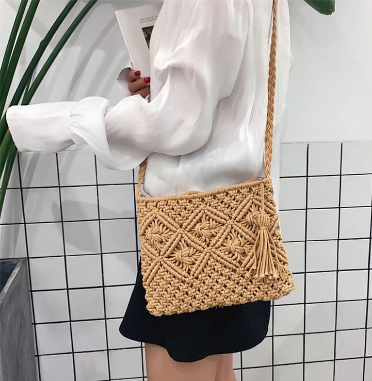 Sac Macramé Sac à main en Macramé Chic & Tendance